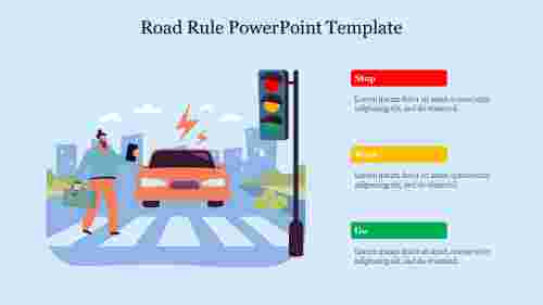 Road Rule PowerPoint Template